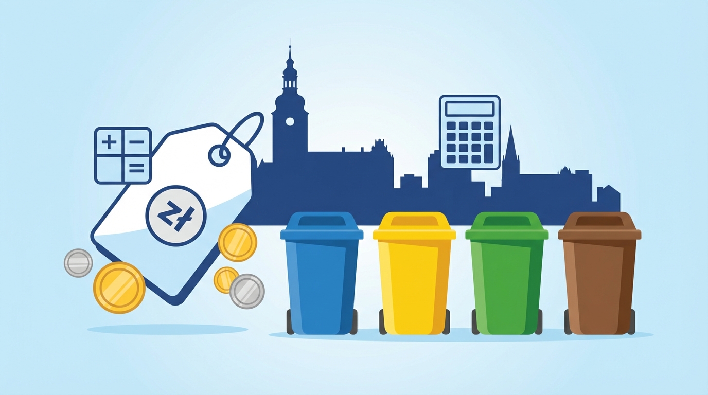 Cennik wywozu odpadów Szczecin — pojemniki i stawki