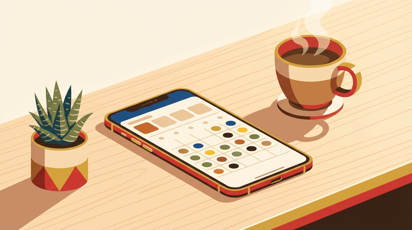 Aplikacja SmiecioPlan — smartfon z kalendarzem odbioru odpadów w Gdańsku